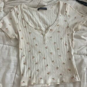 brandy melville floral top